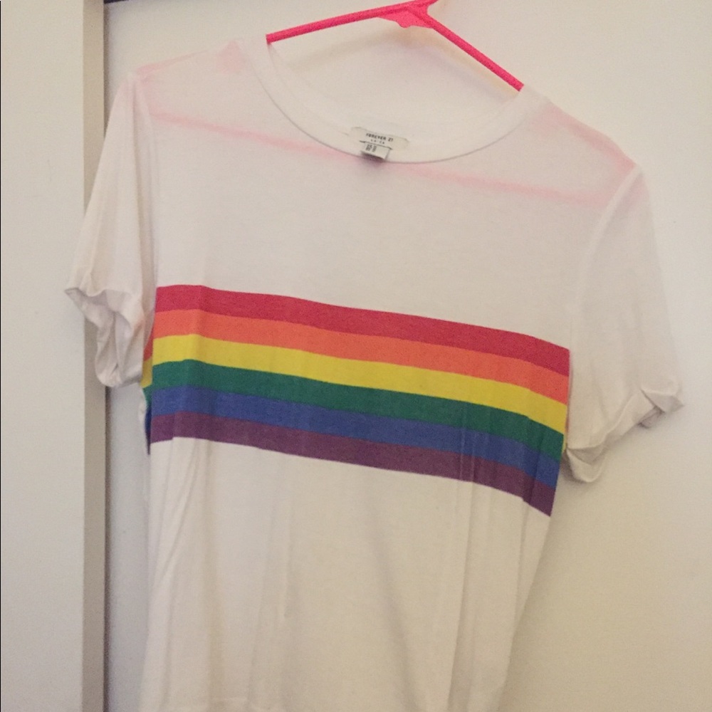 Forever 21 Rainbow Shirt